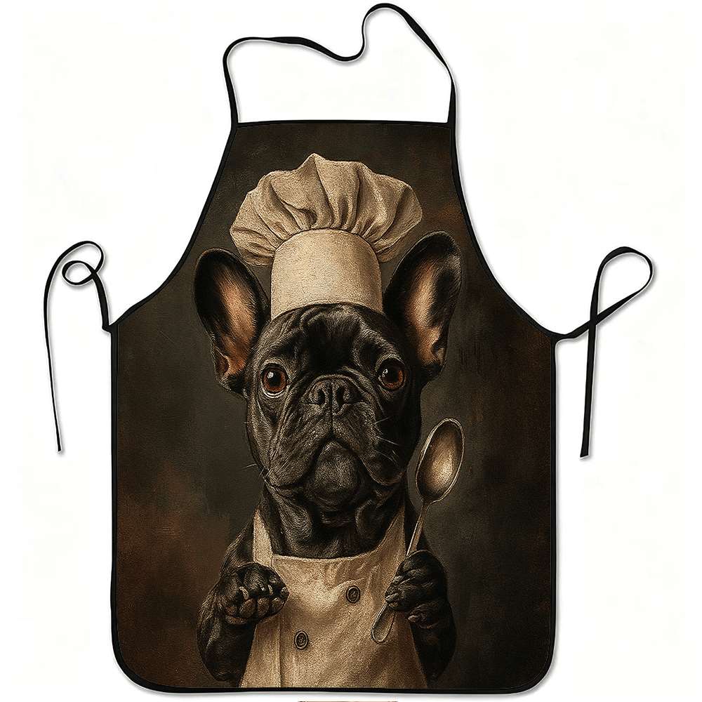 Home Cooking In French - 1 stuk grappige schort met dierenthema,