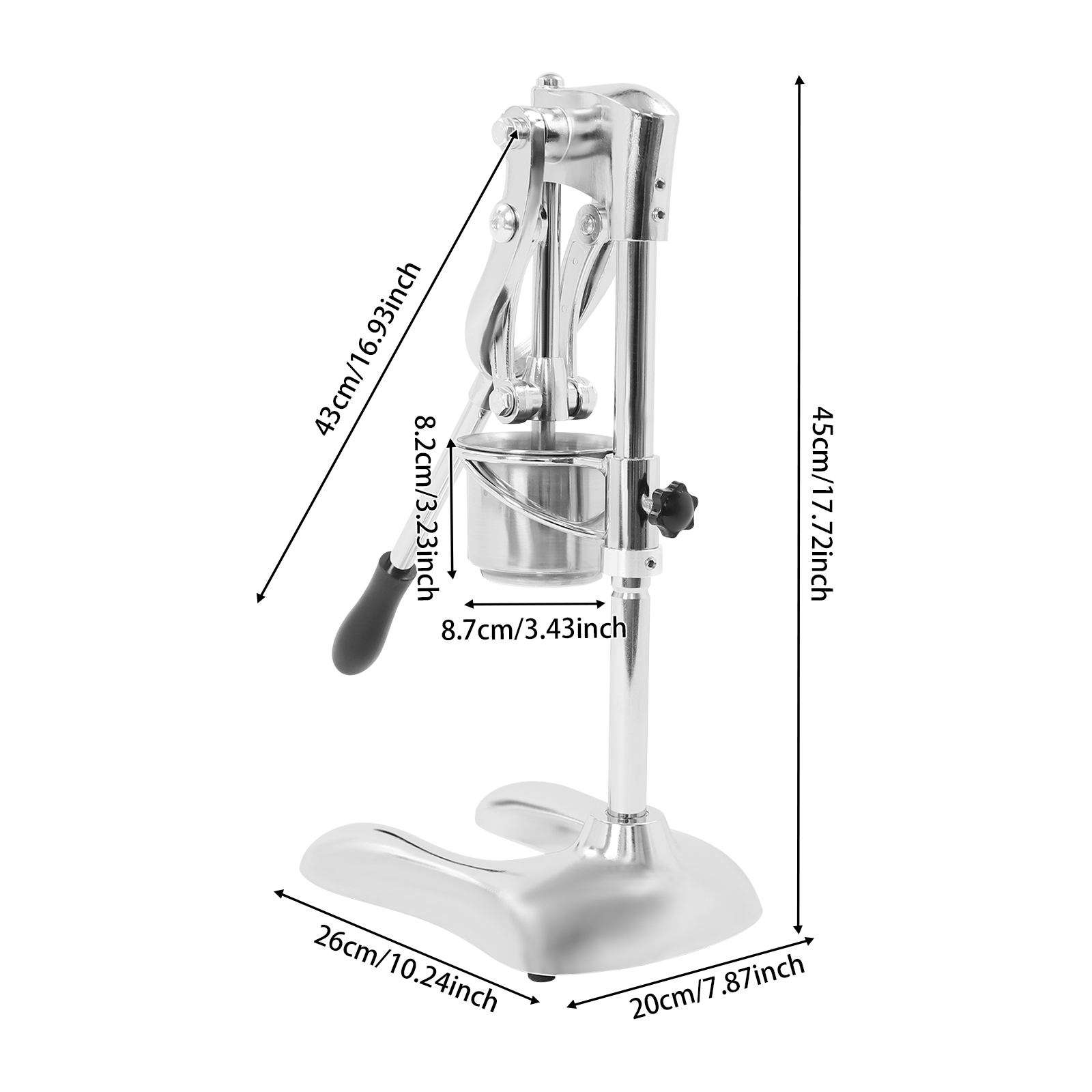 Home Cooking Fast Foods - 12-gaats aardappel-extruder & -snijder, handmatige pers
