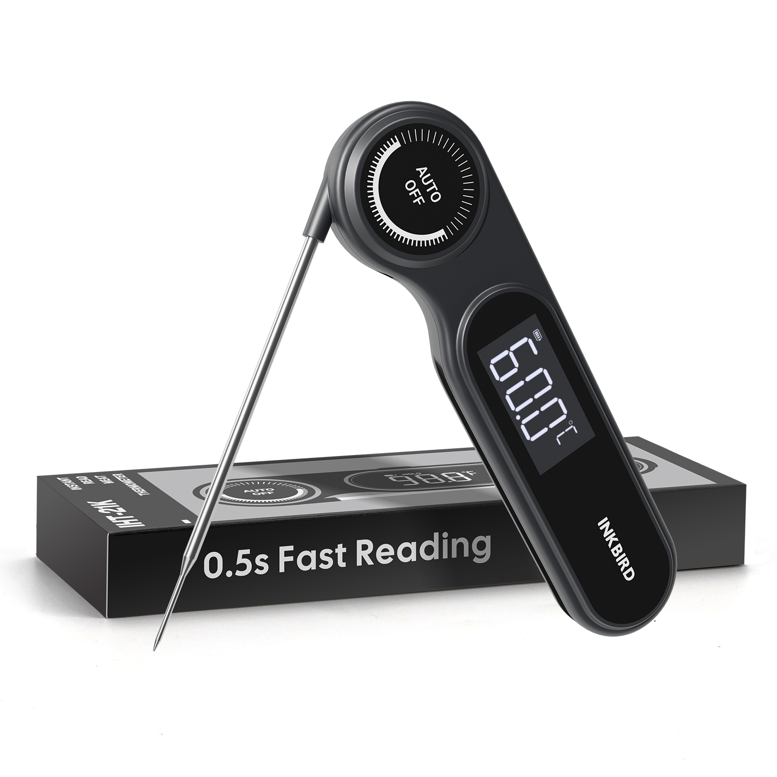 Home Cooking Fast Foods - INKBIRD IHT-21K 0,5s ultrasnelle aflezing vleesthermometer