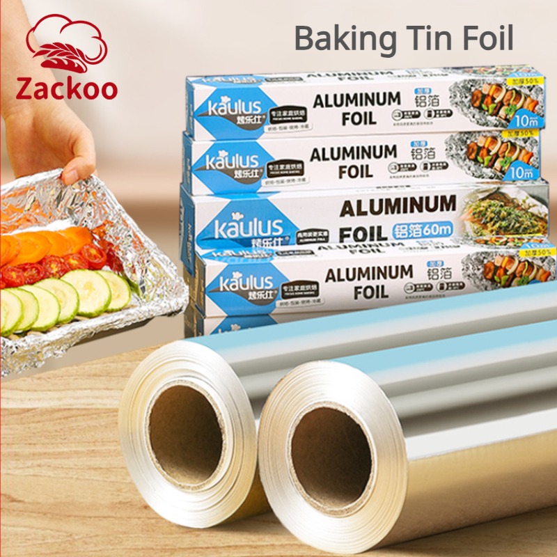 Home Cooking Oil - Zackoo 10/20/40M Aluminiumfolie voor Bakken Wrap