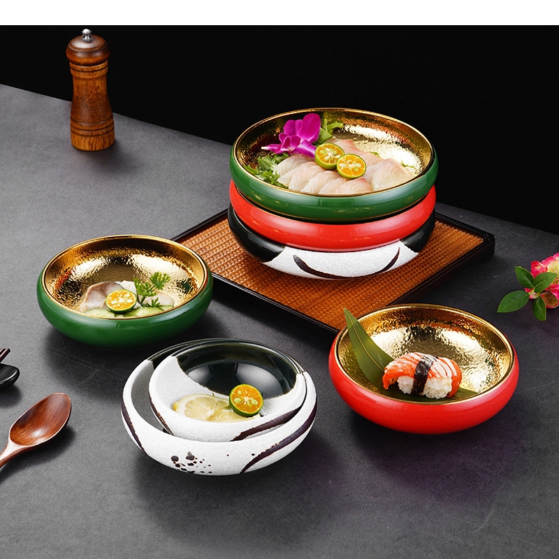 Home Cooking Japanese Food - Keramische plaat Restaurant Koken Gerechten Voedsel