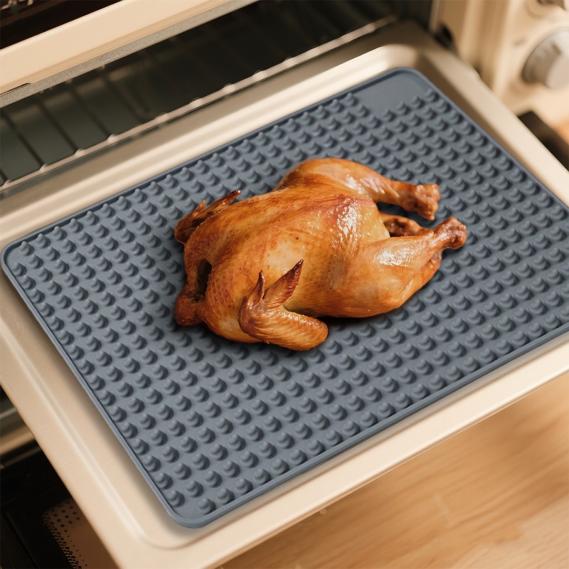 Home Cooking Oil - Hittebestendige magnetronbeschermingsmat, oliebestendige ovenmat, keukenopbergisolatie siliconenmat