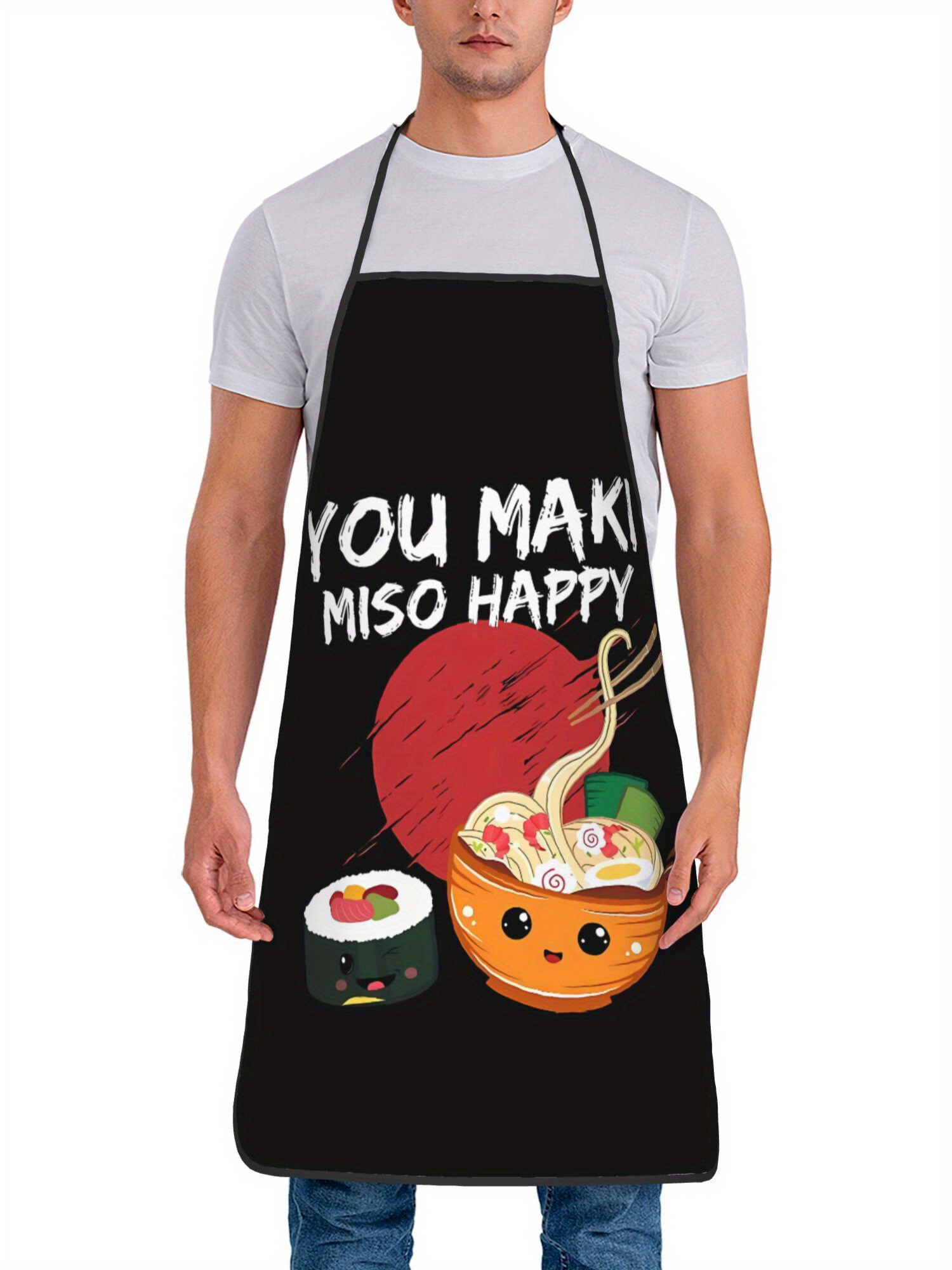 Home Cooking Japanese Food - Japanse kookschort - schattige Sushi Ramen-print