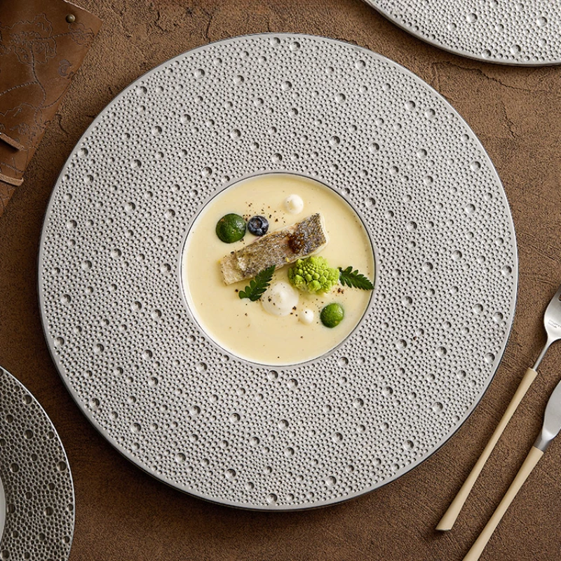 Home Cooking Dishes - Creatieve Meteor Planet Ronde Keramische Dinerbord
