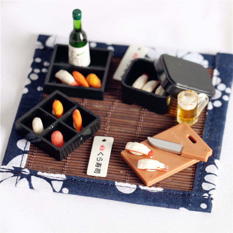 Home Cooking Japanese Food - Miniautre Sushi Poppenhuis Mini Schaal Sake