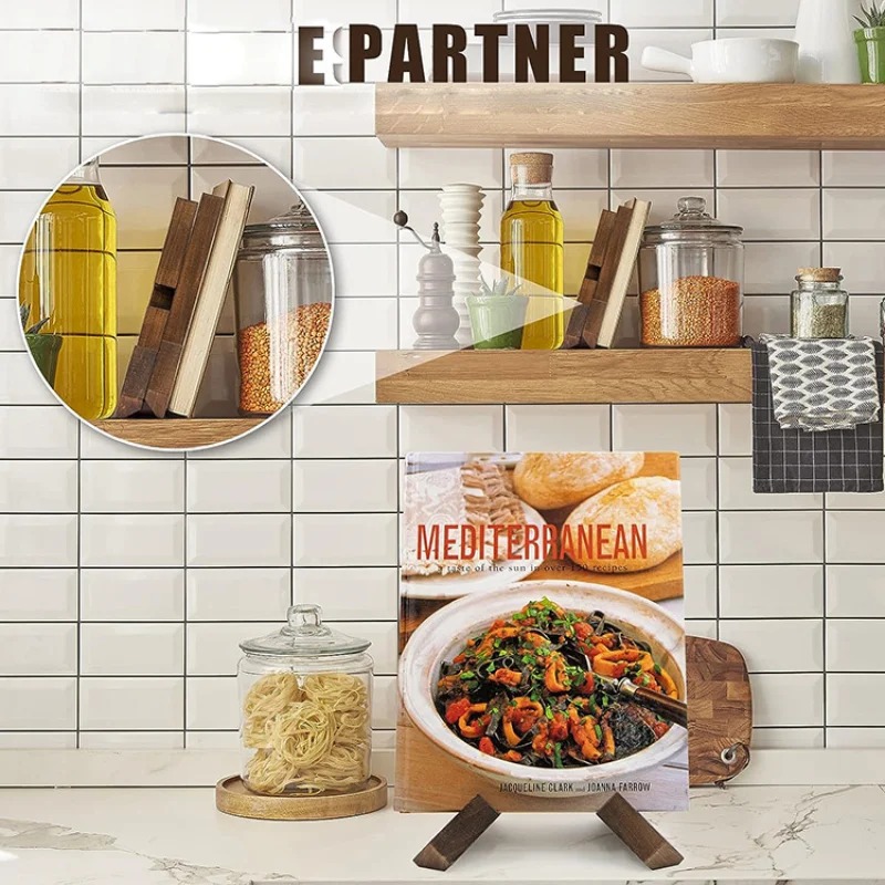 Houten kookboekstandaard Handg - Home Cooking Menu recensie en prijs