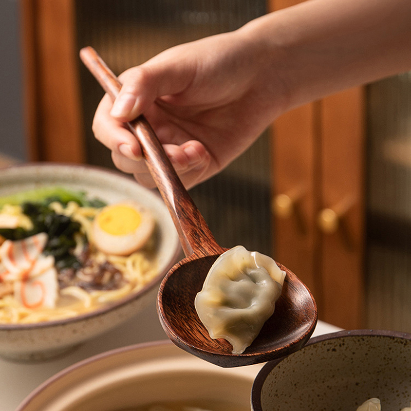 Houten Lepel Met Lange Steel J - Home Cooking Japanese recensie en prijs