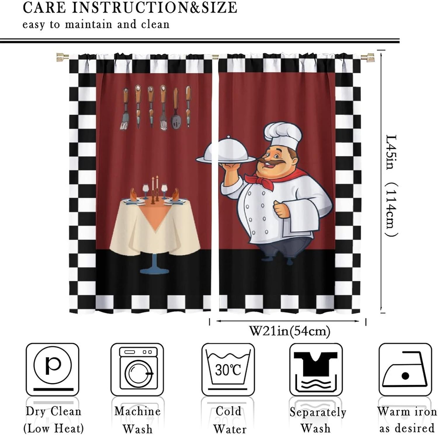Fat Chef Keukengordijnen, Cart - Home Cooking In French recensie en prijs
