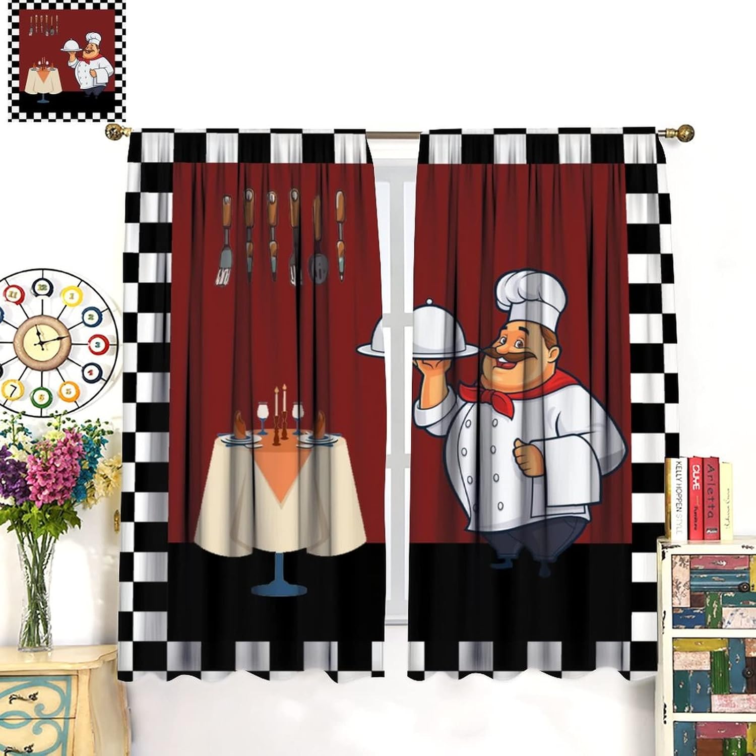 Fat Chef Keukengordijnen, Cart - Home Cooking In French recensie en prijs