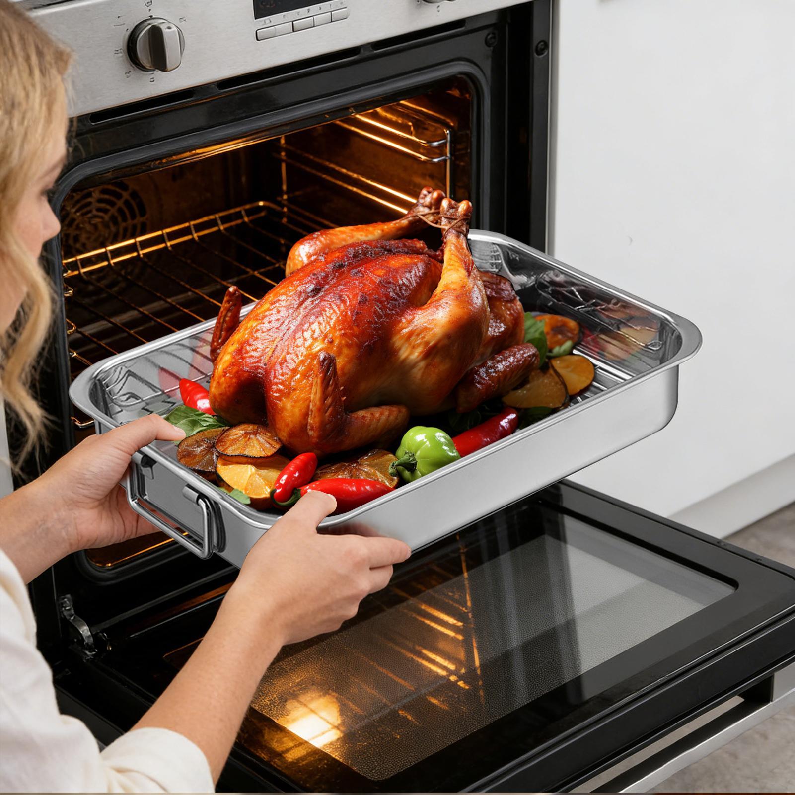 42cm braadpan met rek, rechtho - Home Cooking Utensils recensie en prijs