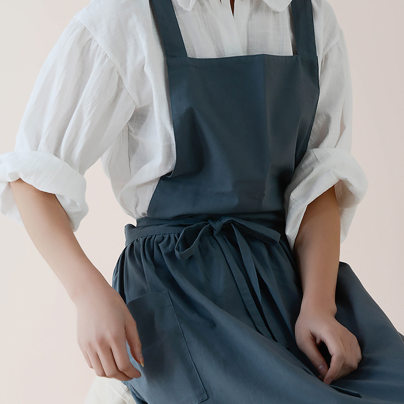 Vrouwen Katoen Linnen Bib Scho - Home Cooking Japanese recensie en prijs