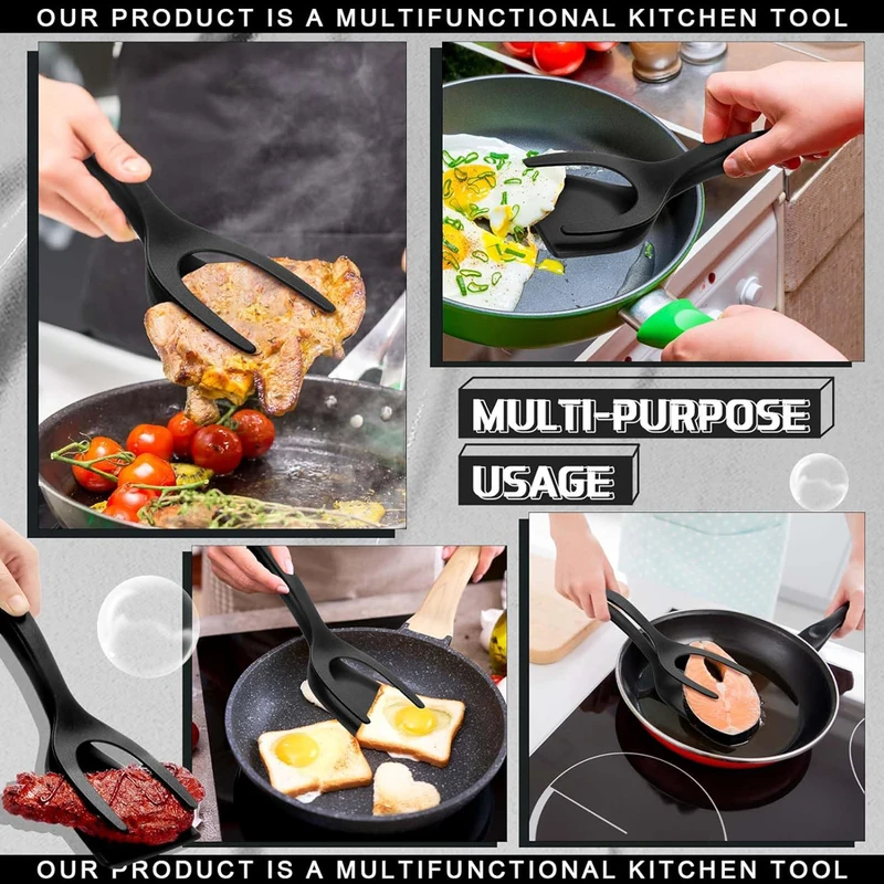 2-in-1 Grip Flip Spatula Klem  - Home Cooking In French recensie en prijs