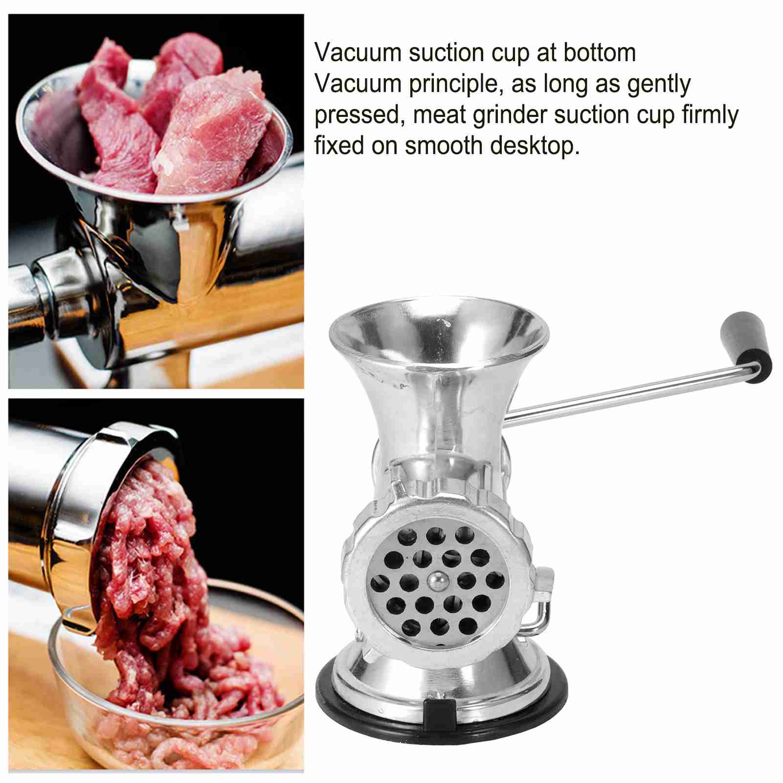 Handmatige Vleesmolen Zilver A - Home Cooking Utensils recensie en prijs