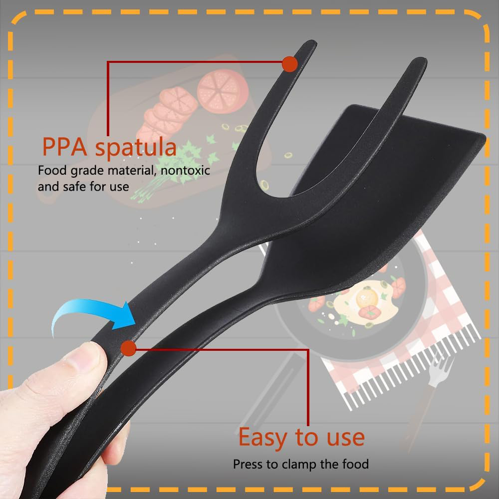 2-in-1 Grip Flip Spatula Klem  - Home Cooking In French recensie en prijs