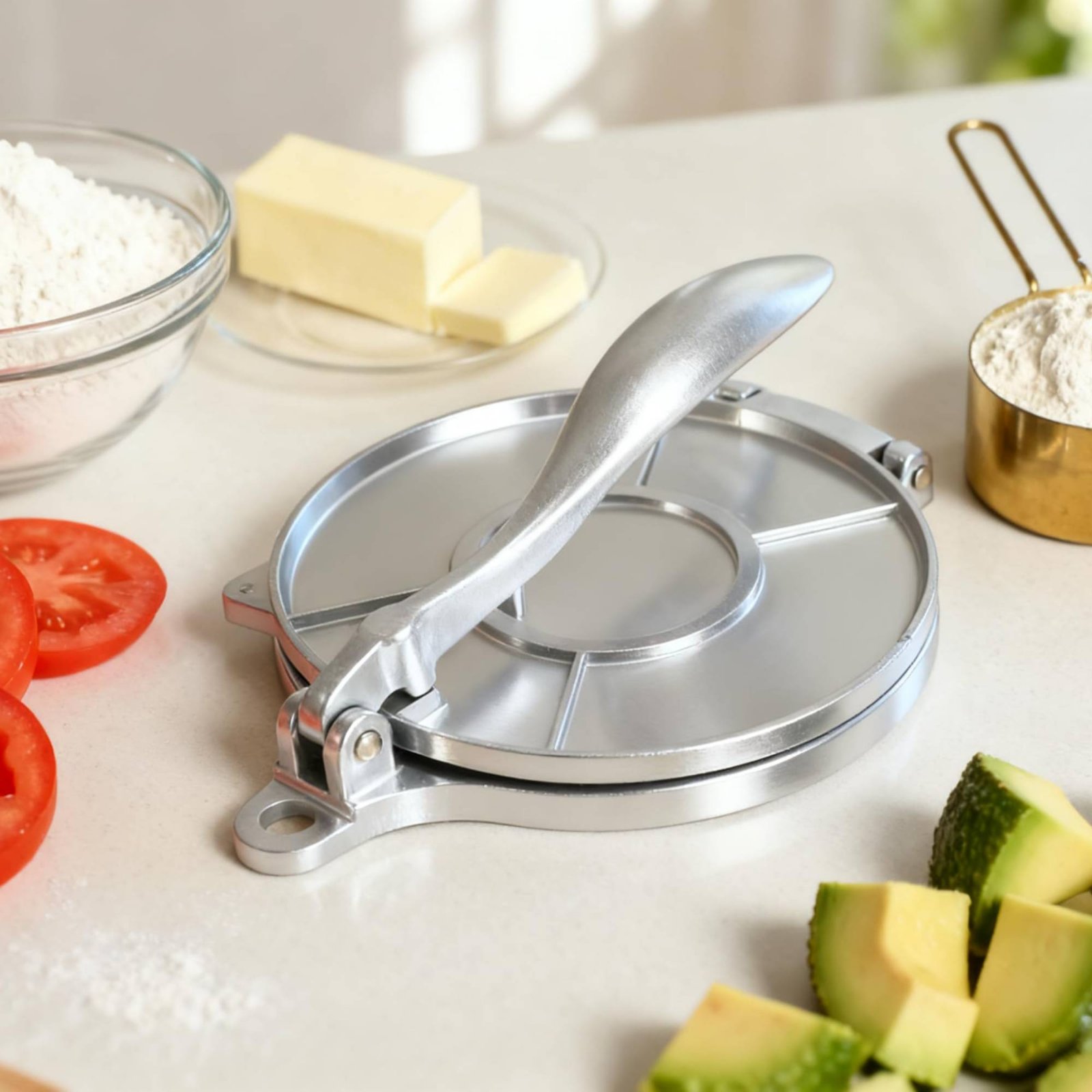 Tortillapers, aluminium roti-p - Home Cooking Utensils recensie en prijs