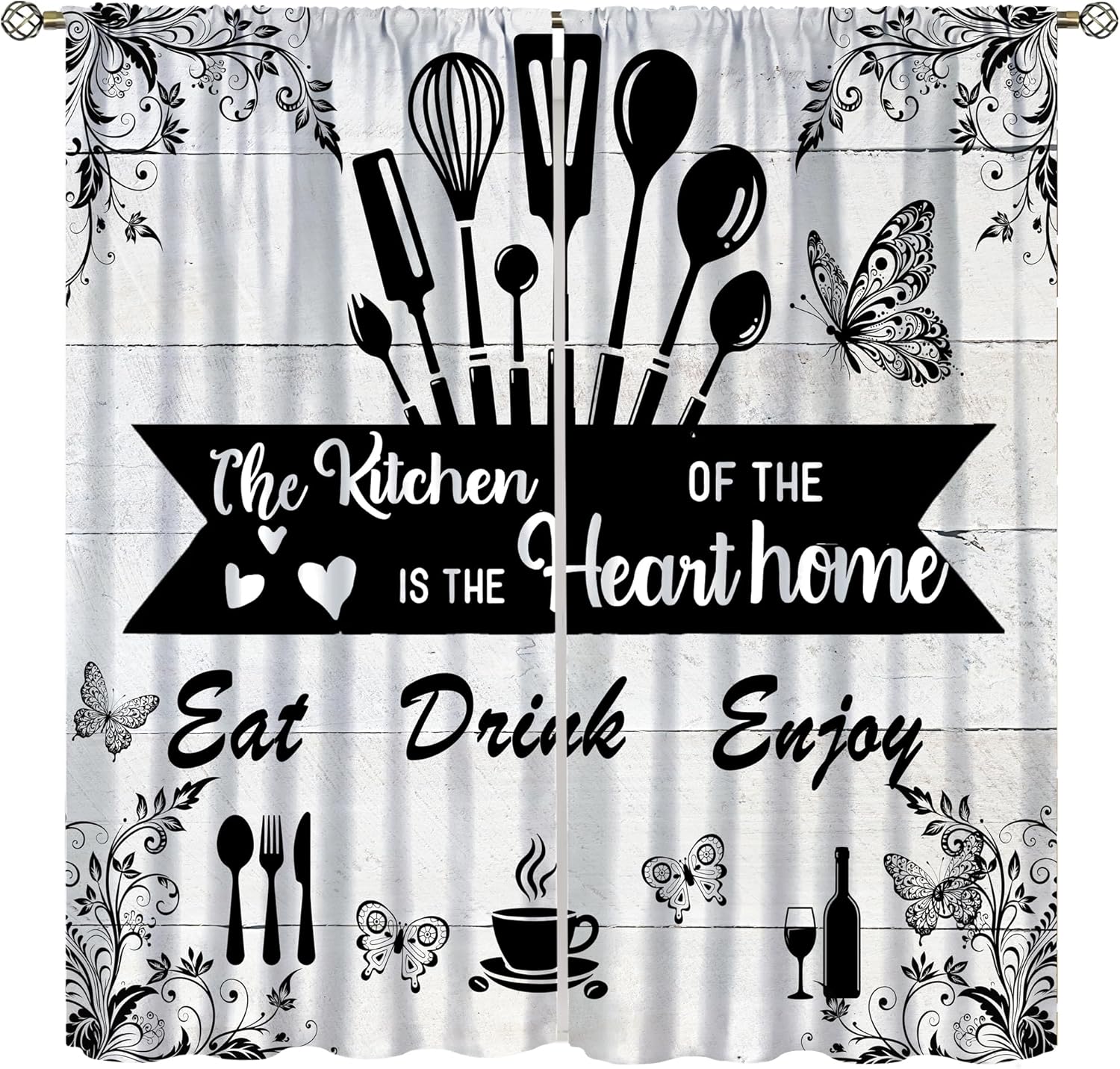 Boerderij rustieke gordijnen,  - Home Cooking In French recensie en prijs