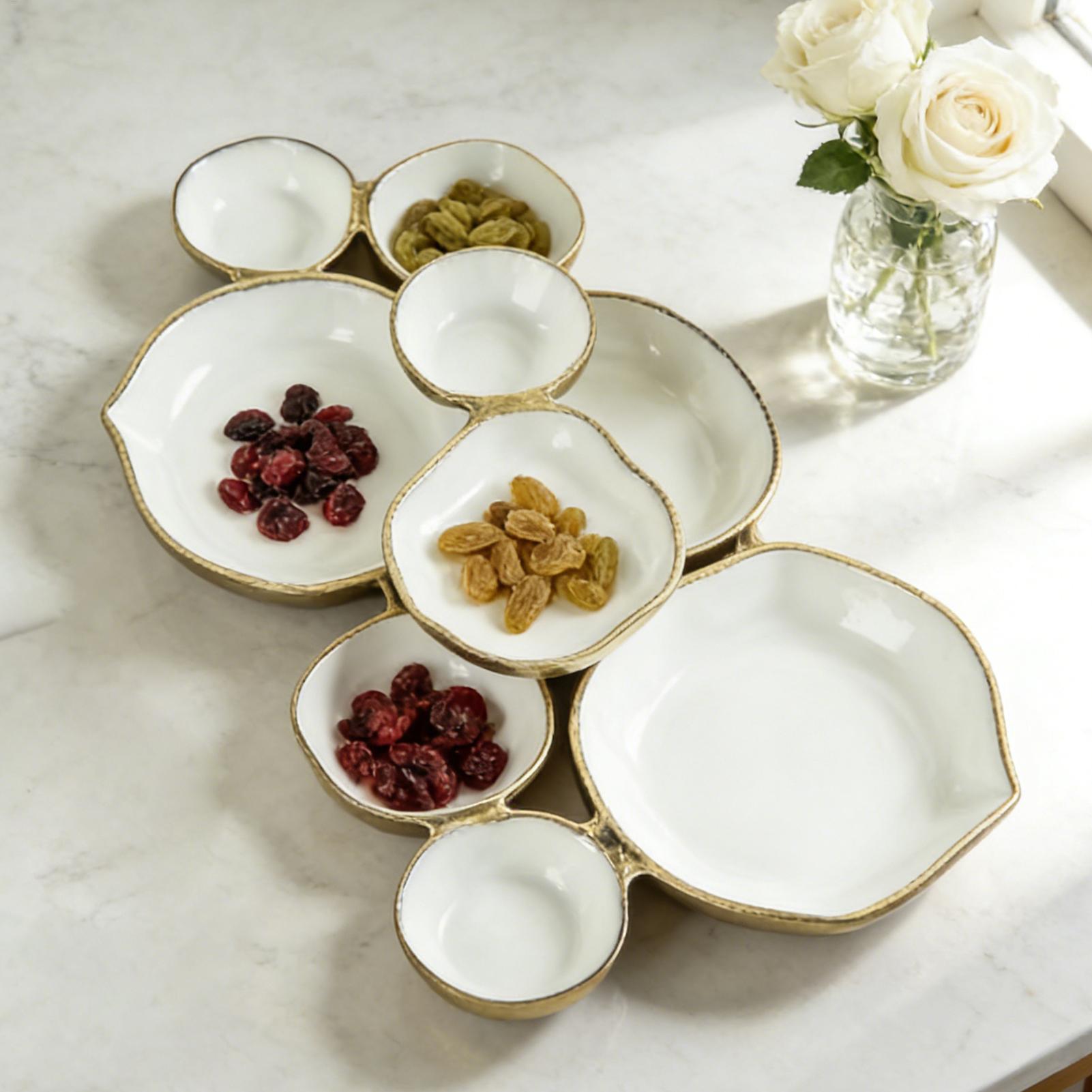 9 Stuks Cluster Serveerschalen - Home Cooking Dishes recensie en prijs