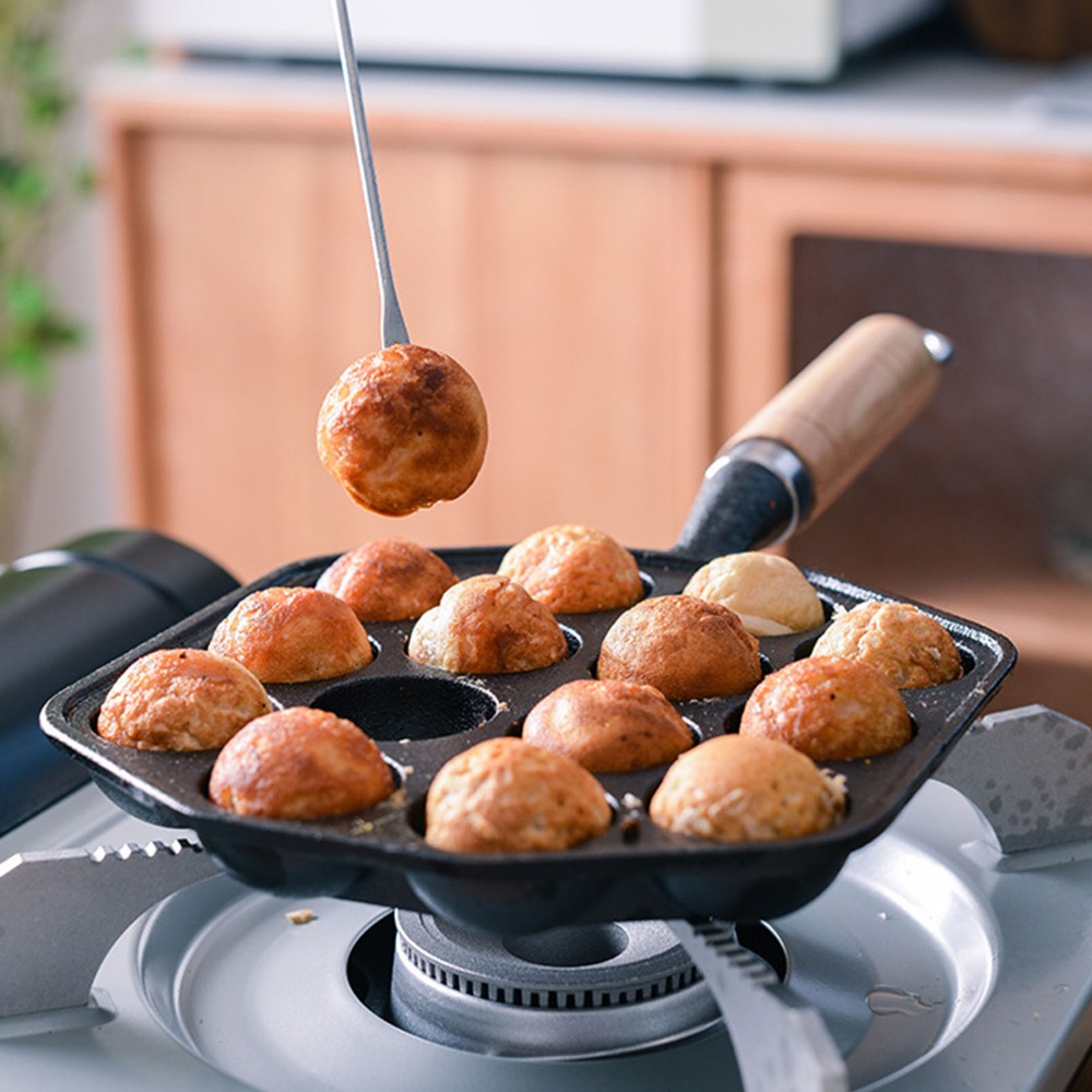 Gietijzeren Takoyaki Maker Ant - Takoyaki Pan Cast recensie en prijs